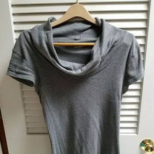 Grey GUC express cowl neck tunic